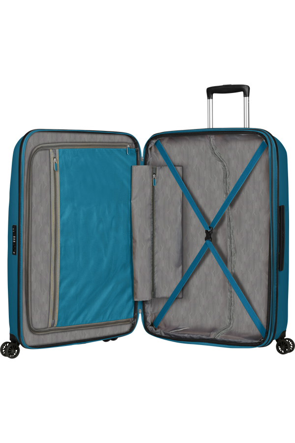 American Tourister Bon Air Dlx Spinner TSA Expandable 75cm  Seaport Blue