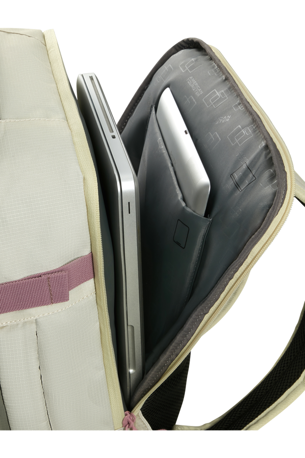 American Tourister Take2cabin Casual Backpack MS  Coconut Sand/Galactic Mauve