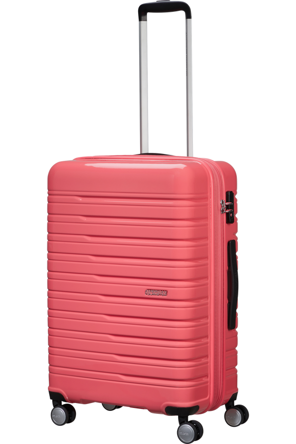 American Tourister Flashline Pop Spinner Exp TSA 67cm  Coral Pink American Tourister Flashline Pop Spinner Exp TSA 67cm  Coral Pink