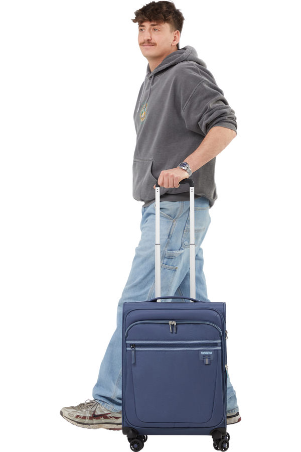 American Tourister Aerospin Spinner Expandable S  Indigo