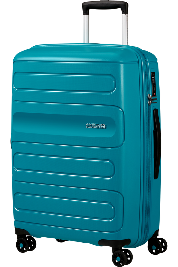 American Tourister Sunside Spinner Expandable 68cm  Totally Teal American Tourister Sunside Spinner Expandable 68cm  Totally Teal