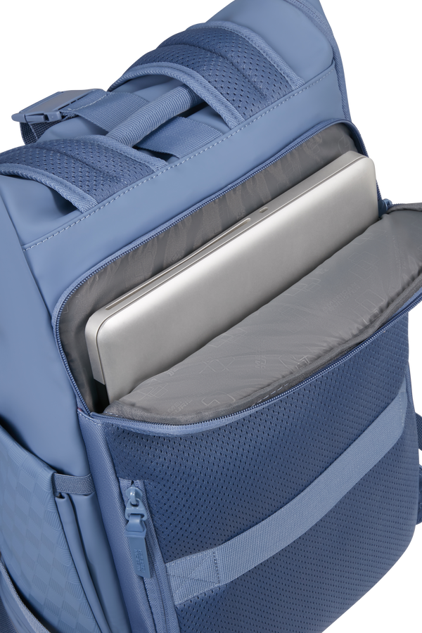 Urban Tide 15.6'' rolltop Rugzak 15.6" | American Tourister Urban Tide Rolltop Laptop Backpack 15.6'  Storm Blue