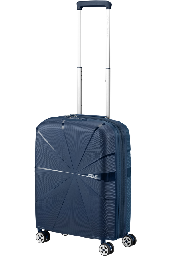 American Tourister Starvibe Spinner Expandable TSA 55cm Marine