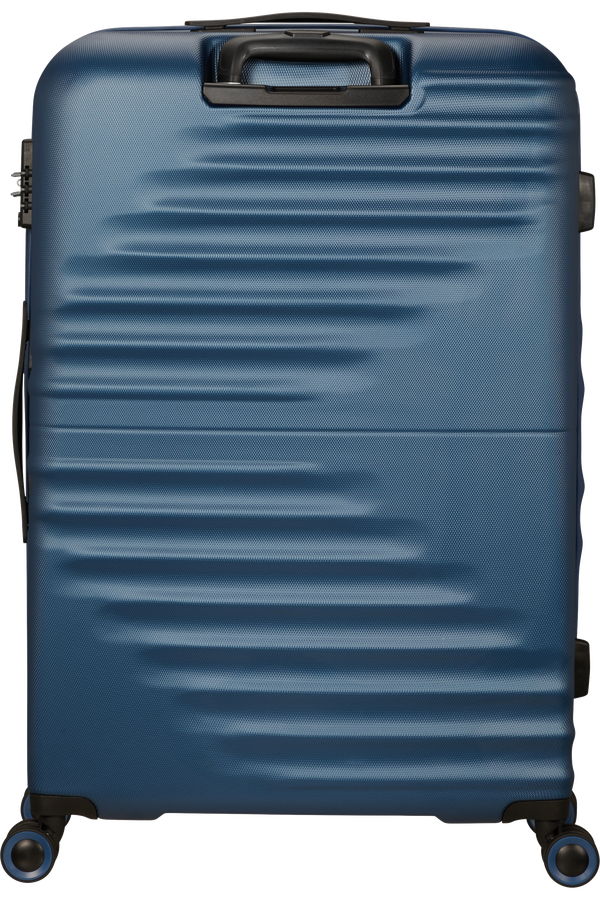 American Tourister Wavetwister Spinner TSA 77cm  Bleu marine fonc&eacute;