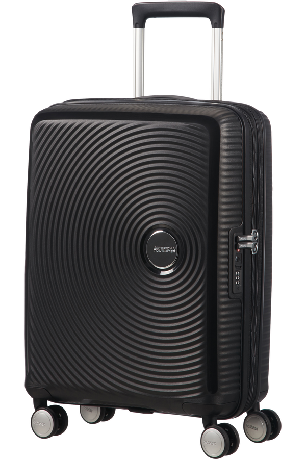 American Tourister Soundbox Spinner uitbreidbaar 55cm Bass Black American Tourister Soundbox Spinner uitbreidbaar 55cm Bass Black