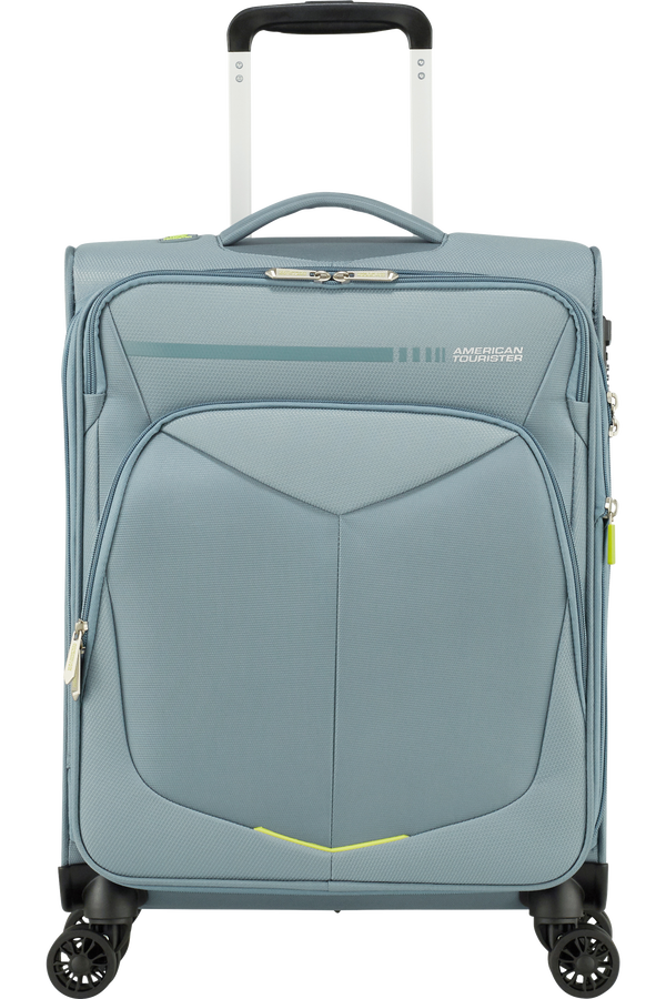 American Tourister Summerfunk Spinner Exp TSA 55cm  Metal Grey