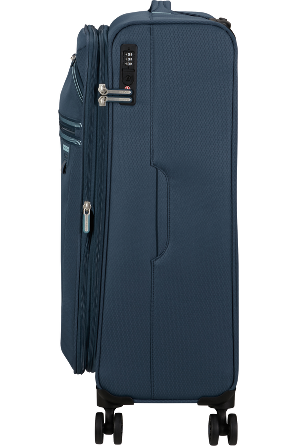 American Tourister Aerospin Spinner Expandable M  Indigo American Tourister Aerospin Spinner Expandable M  Indigo