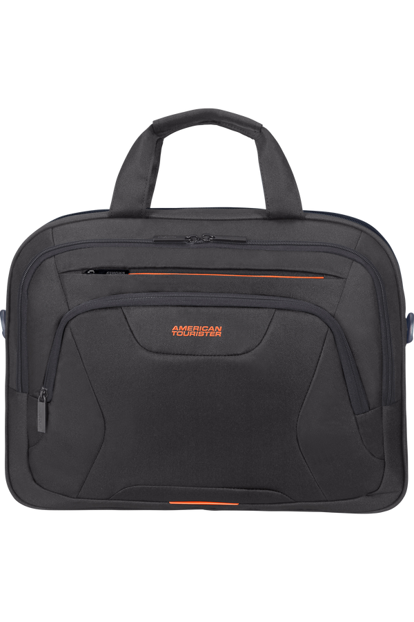 American Tourister At Work Laptop Bag  15.6inch Black/Orange