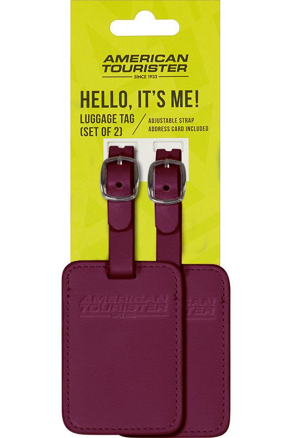 Luggage Tags &Eacute;tiquette &agrave; bagages &ndash; Lot de 2 pi&egrave;ces