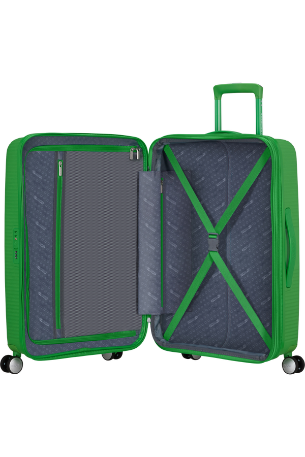 American Tourister SoundBox Spinner Expandable 67cm  Grass Green American Tourister SoundBox Spinner Expandable 67cm  Grass Green