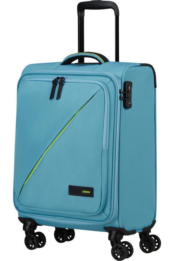 American Tourister Take2cabin Spinner Tsa 55cm  Bleu Vent