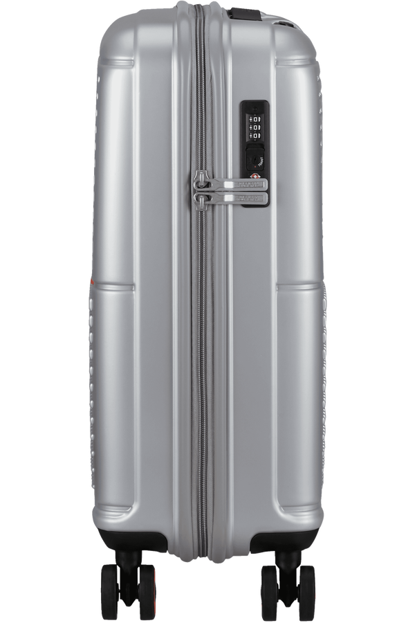 American Tourister Geopop Spinner 55/20 Tsa. 55cm  Metallic Silver