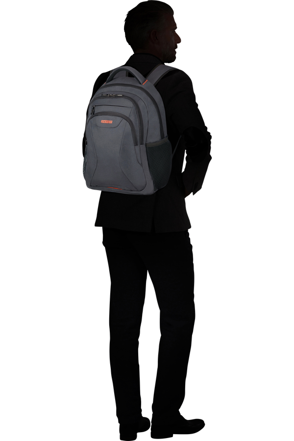 American Tourister At Work Laptop Backpack  15.6inch Grey/Orange