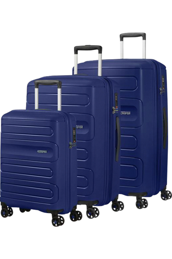 American Tourister Sunside 3 Pc Set C Bleu marine foncé