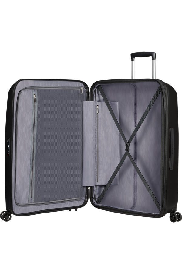 American Tourister Bon Air Dlx Spinner TSA Expandable 75cm  Zwart American Tourister Bon Air Dlx Spinner TSA Expandable 75cm  Zwart