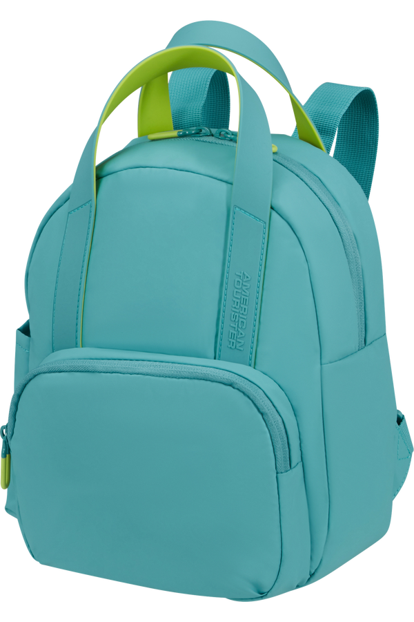 American Tourister Puffypop Mini Backpack S  Dusty Turquoise