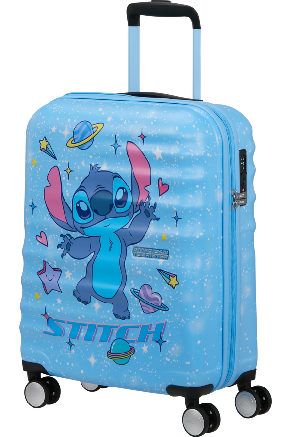 Disney Wavebreaker 55cm Bagage cabine | American Tourister Disney Wavebreaker Spinner TSA Disney Fl 55cm  Stitch Universe