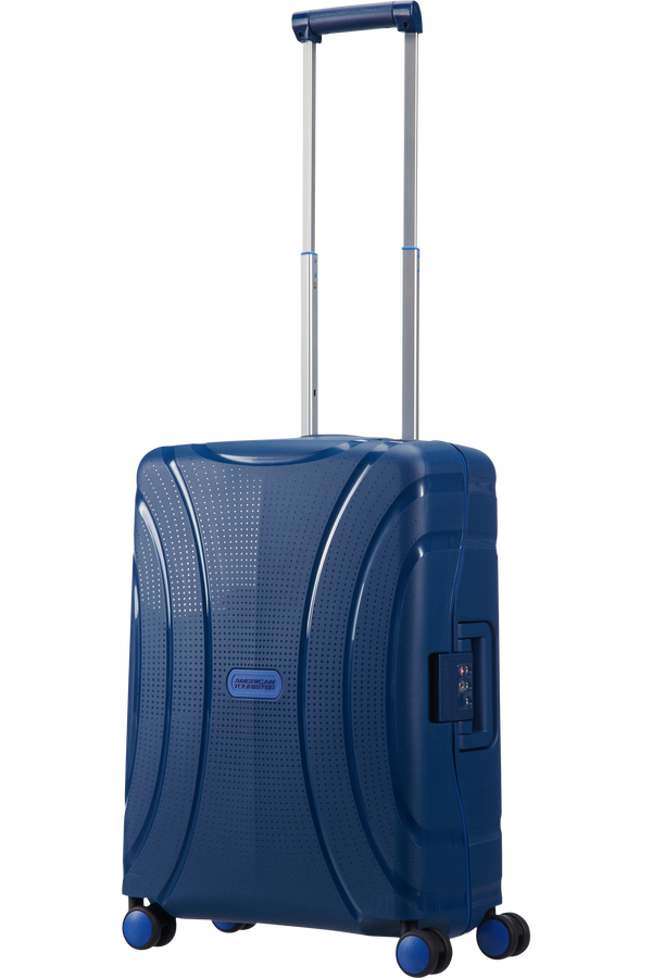 American Tourister Lock'n'Roll Handbagage koffer met 4 wielen 40x55x20cm Marine Blue