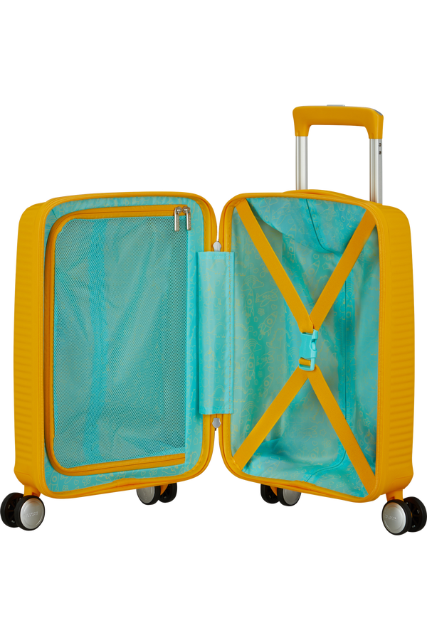 American Tourister Soundbox Mini Spinner 47cm  Jaune or