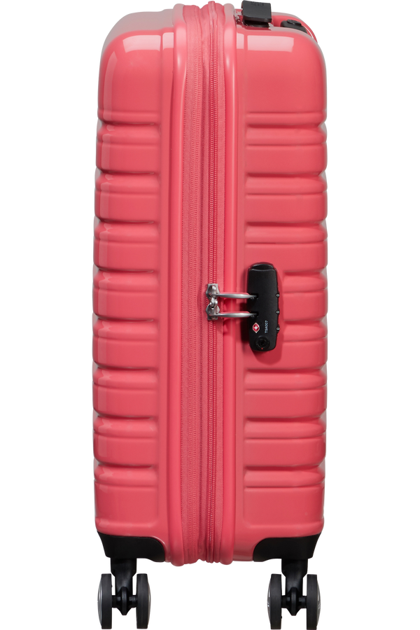 American Tourister Flashline Pop Spinner Exp TSA 55cm  Coral Pink American Tourister Flashline Pop Spinner Exp TSA 55cm  Coral Pink
