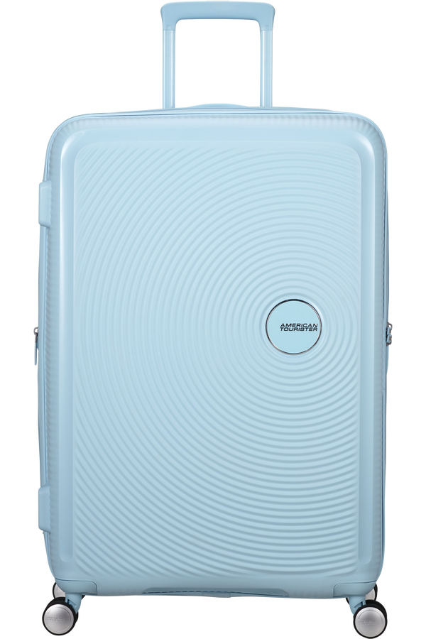 American Tourister SoundBox Spinner TSA Expandable 77cm  Pastel Blue