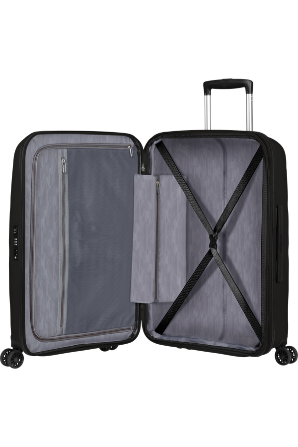 American Tourister Bon Air Dlx Spinner TSA Expandable 66cm  Zwart