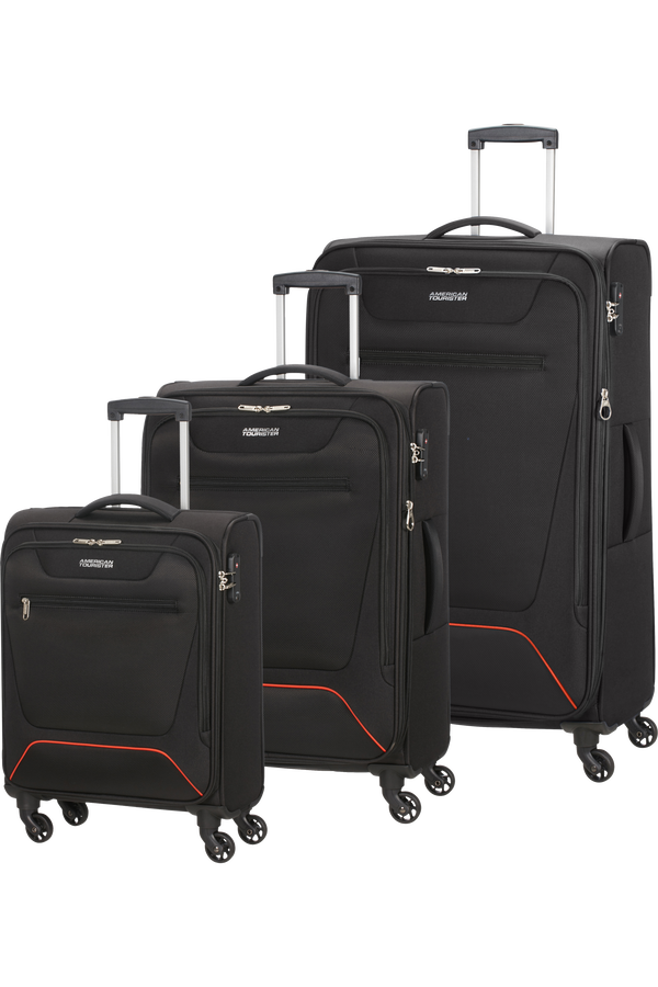 American Tourister Hyperbreez 3 pc Set A  Noir