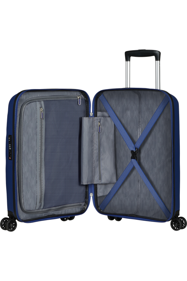 American Tourister Bon Air Dlx Spinner TSA 55cm  Bleu marine fonc&eacute;