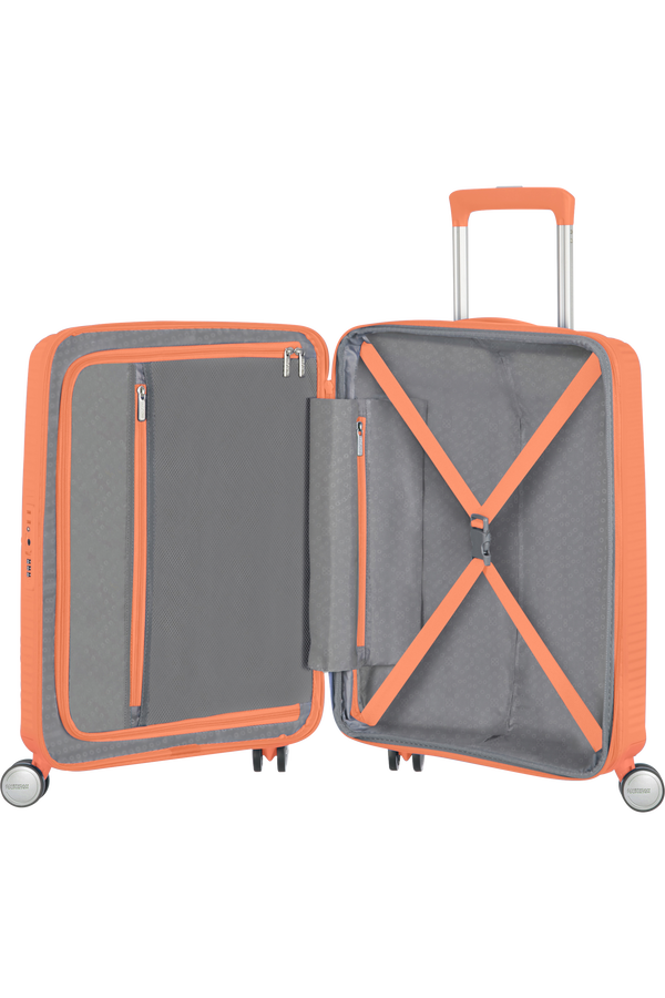 American Tourister Soundbox Spinner TSA Expandable 55cm  Cantaloupe