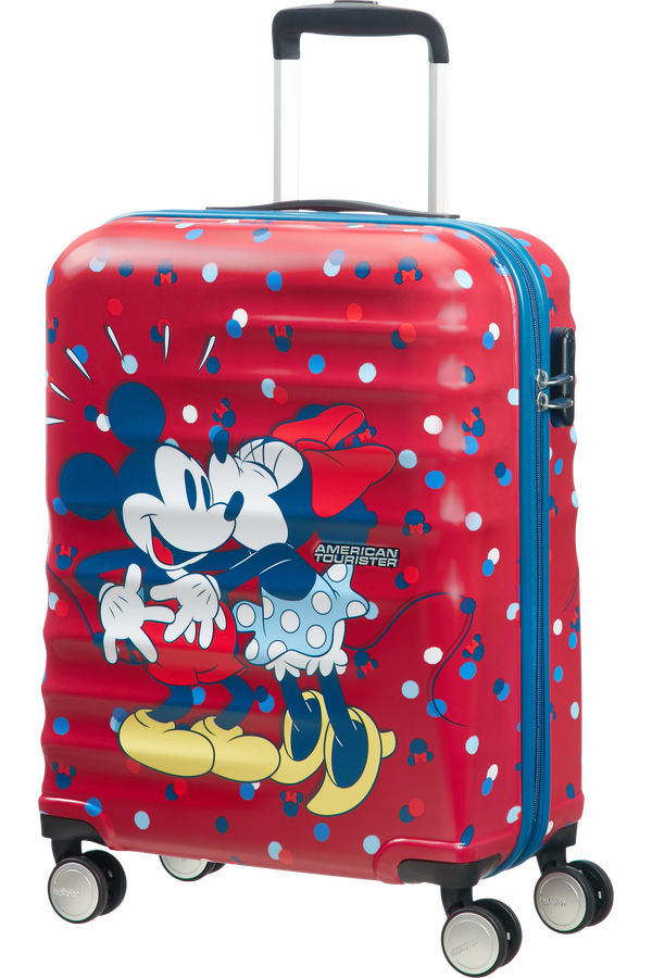 American Tourister Wavebreaker Disney Handbagage koffer met 4 wielen 55x40x20cm Minnie Loves Mickey