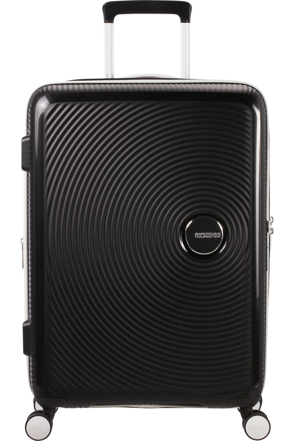 American Tourister Soundbox Spinner TSA Expandable 67cm  Black/White