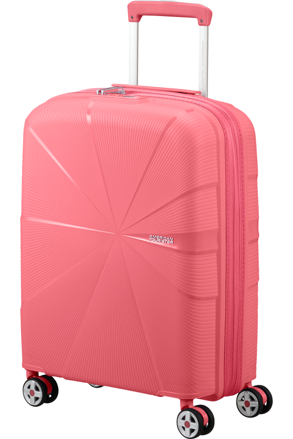 American Tourister Starvibe Spinner Expandable TSA 55cm Sun Kissed Coral American Tourister Starvibe Spinner Expandable TSA 55cm Sun Kissed Coral