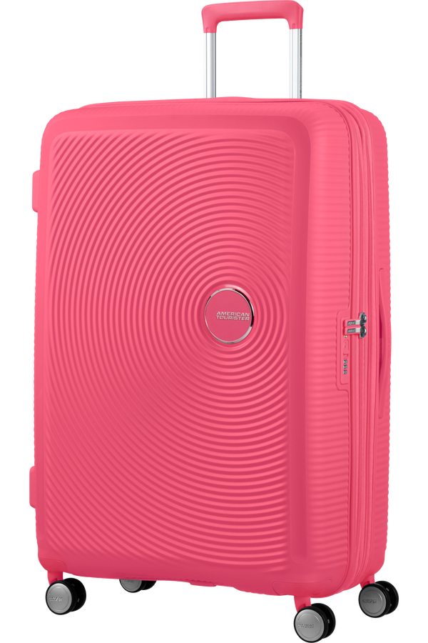 American Tourister Soundbox Spinner Expandable 77cm  Hot Pink