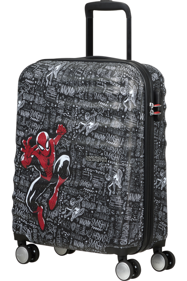 American Tourister Wavebreaker Disney Spinner 55cm  Spiderman Sketch
