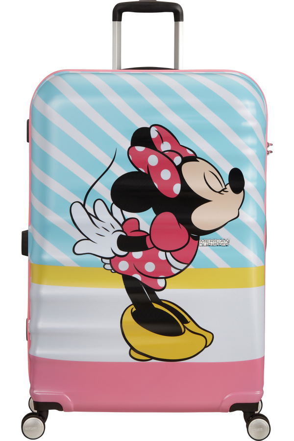 American Tourister Wavebreaker Disney Spinner 77cm  Minnie Pink Kiss
