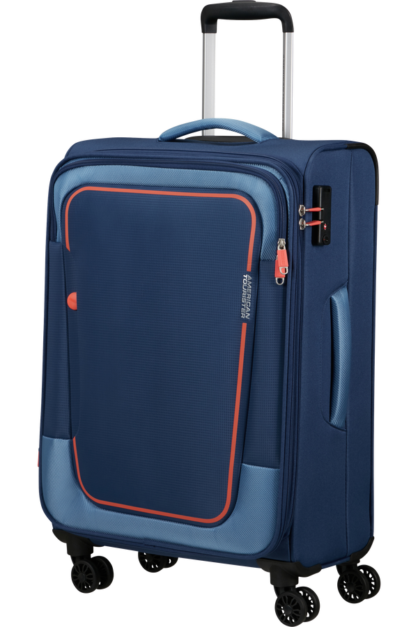 American Tourister Pulsonic Spinner Expandable 68cm  Combat Navy American Tourister Pulsonic Spinner Expandable 68cm  Combat Navy