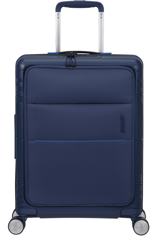 American Tourister Hello Cabin Spinner TSA 55cm  Bleu Marine
