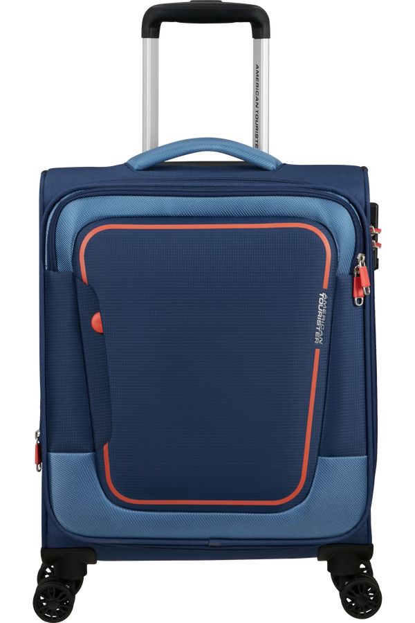 American Tourister Pulsonic Spinner Expandable 55cm  Combat Navy