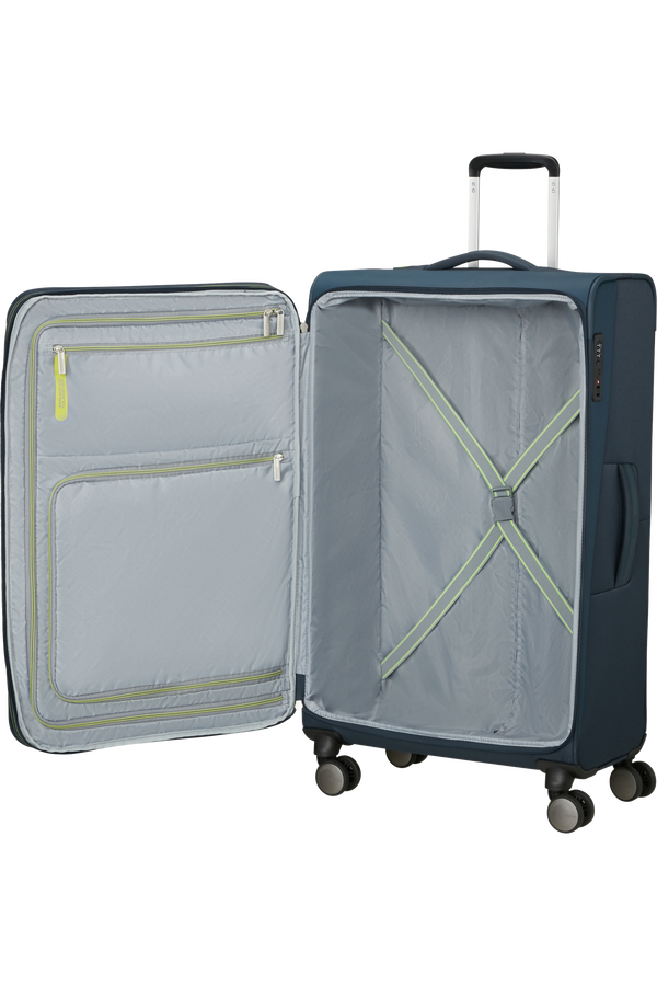 American Tourister Wanderlite Spinner EXP TSA L  Dark Navy