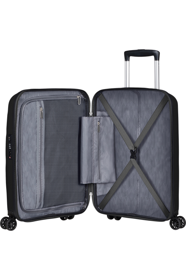 American Tourister Bon Air Dlx Spinner TSA 55cm  Zwart American Tourister Bon Air Dlx Spinner TSA 55cm  Zwart