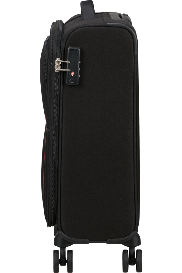 American Tourister Air Wave Spinner TSA S  Black/Red