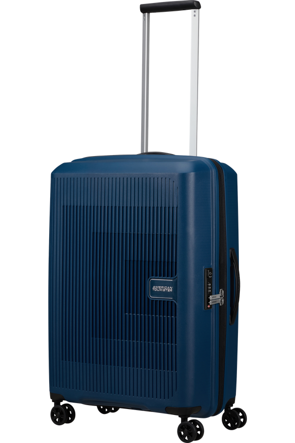American Tourister Aerostep Spinner 67/24 Exp Tsa 67cm  Bleu marine