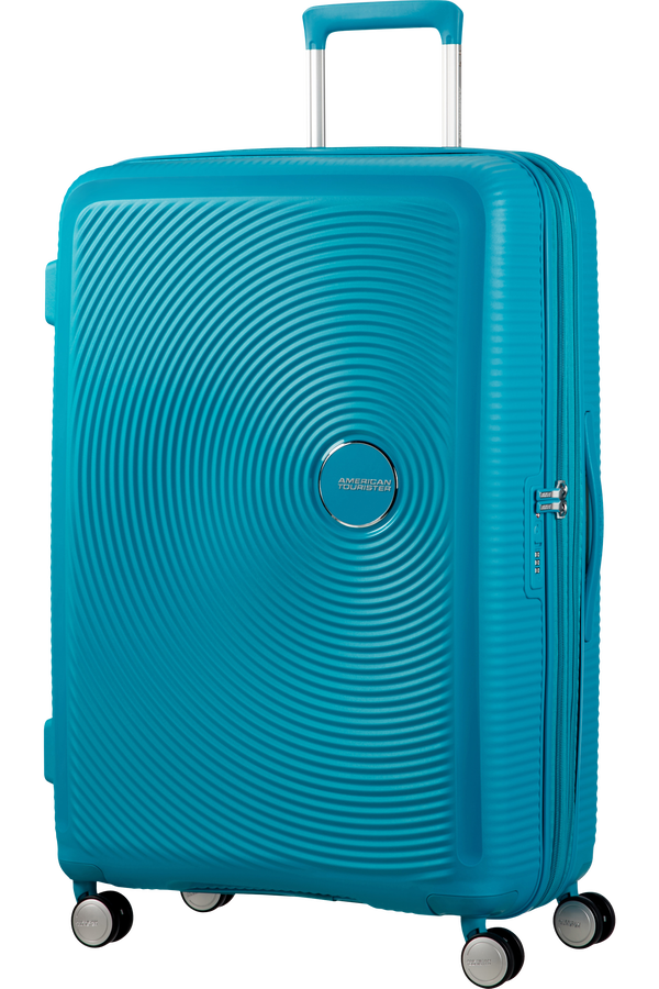 American Tourister Soundbox Spinner uitbreidbaar 77cm Summer Blue