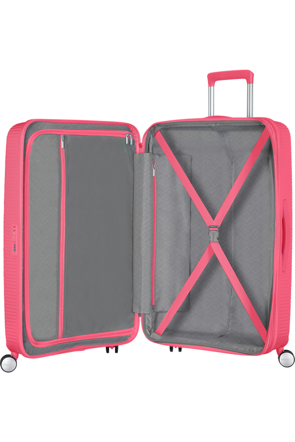 American Tourister Soundbox Spinner Expandable 77cm  Hot Pink