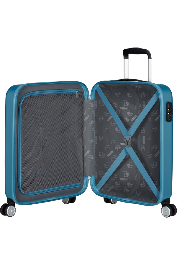 American Tourister Astrobeam Spinner TSA 55cm  Icy Aqua