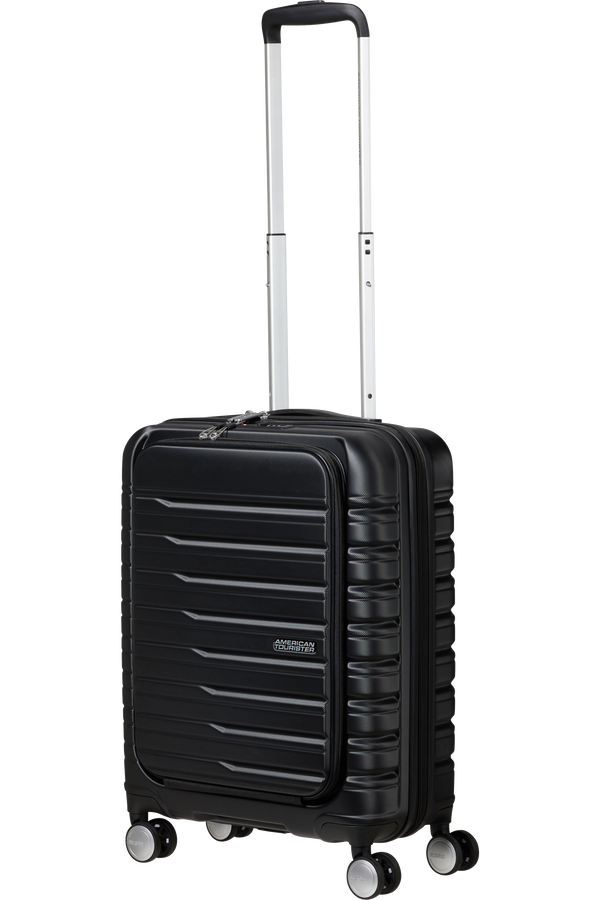 American Tourister Flashline SPIN. 55/20 FRONTLOADER  Shadow Black American Tourister Flashline SPIN. 55/20 FRONTLOADER  Shadow Black