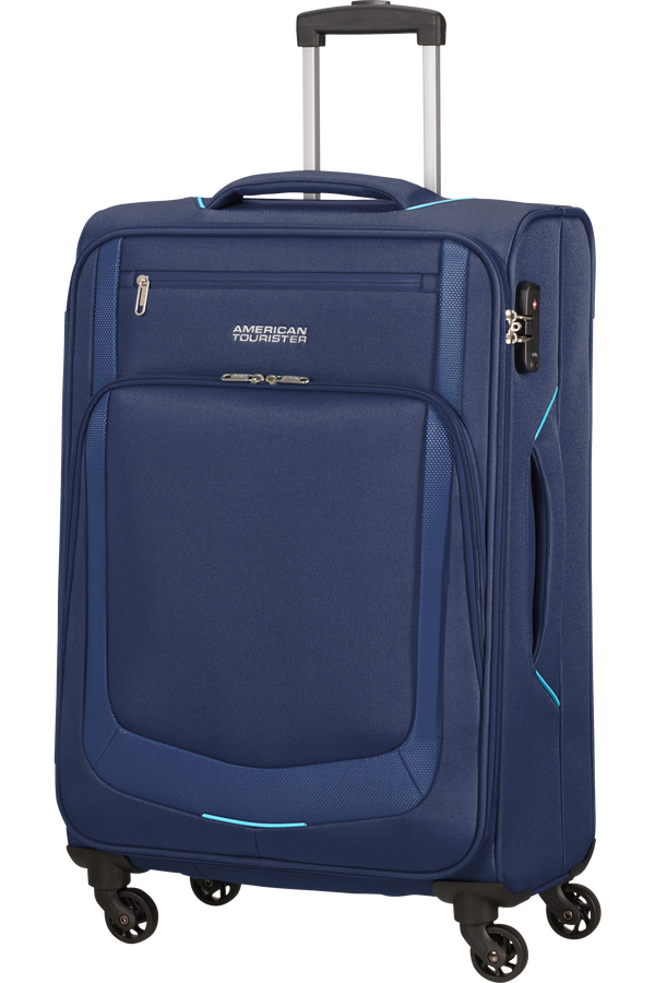 American Tourister Summer Session Spinner TSA M Dark Blue/Light Blue