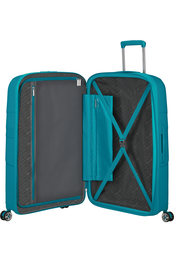 American Tourister StarVibe Spinner Expandable 77cm Verdigris American Tourister StarVibe Spinner Expandable 77cm Verdigris