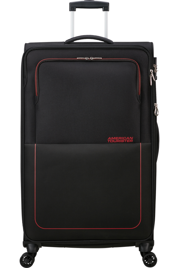 American Tourister Air Wave Spinner EXP TSA L  Noir/Rouge