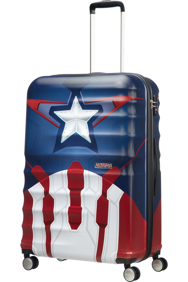 American Tourister Wavebreaker Disney Spinner 77cm  Captain America Close-Up American Tourister Wavebreaker Disney Spinner 77cm  Captain America Close-Up